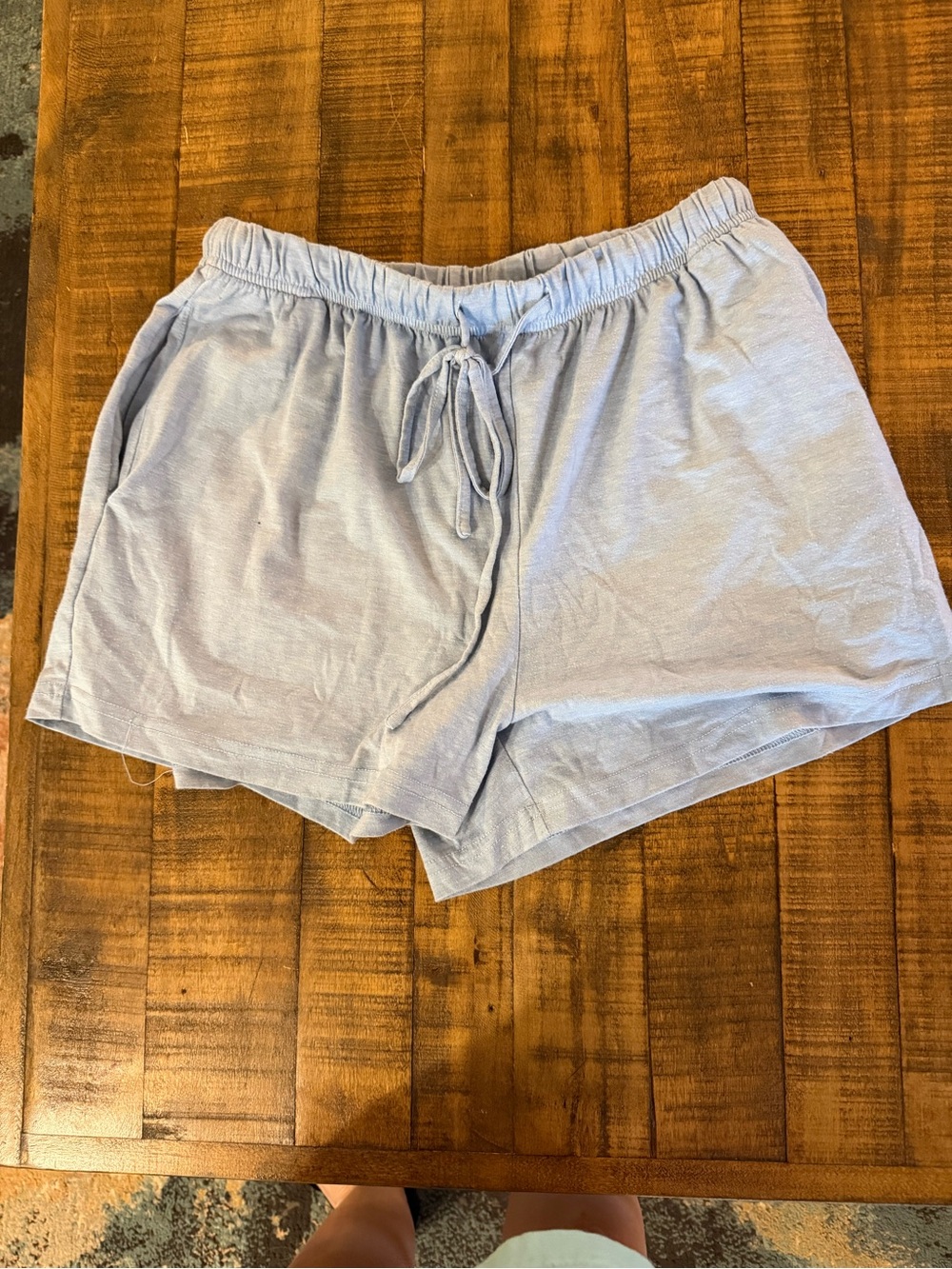 Light blue shorts